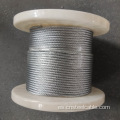 7x7 Dia.6 mm Cable de acero galvanizado